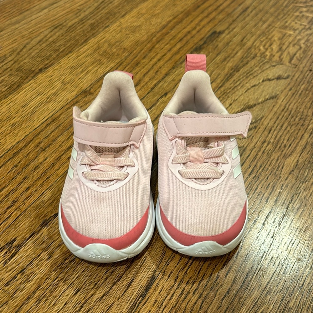 Adidas pink sneakers baby size 5